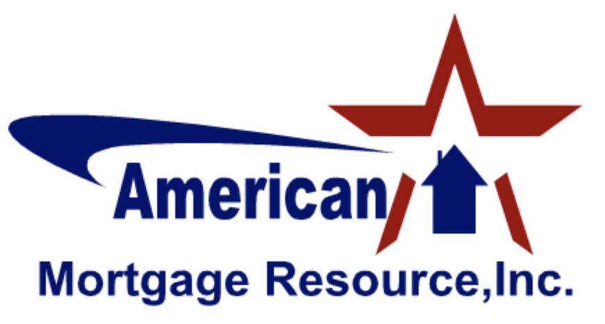 American Mortgage Resource, Inc. Logo in Blue Color