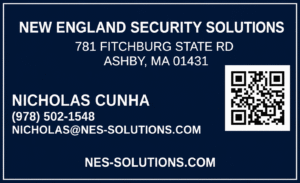 New England Security Solutions business card