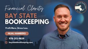 Bay State Bookkeeping business card