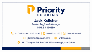 Priority Funding business card