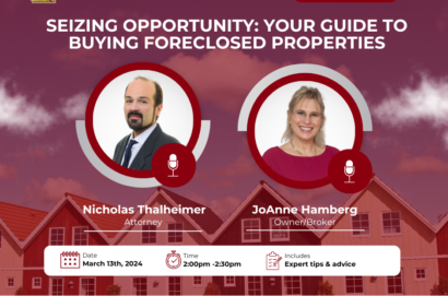 Webinar Alert: Your Guide to Seizing Opportunities in Foreclosed Properties - Featuring Attorney Nicholas Thalheimer!